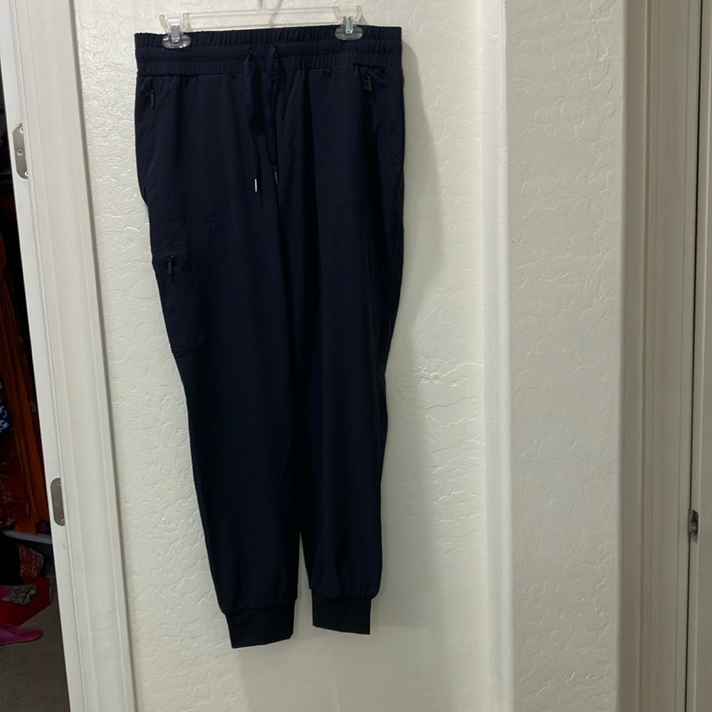 Chico’s Zenergy Navy Nylon Jogger